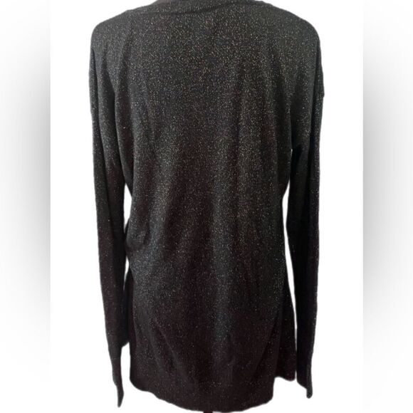 A New Day Black sparkly Sweater. Size medium. - Picture 4 of 9